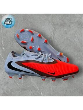 Nike Phantom 6 Low Pro FG Blue Crimson Red HJ4122-400 Men's Size 7 Cleats